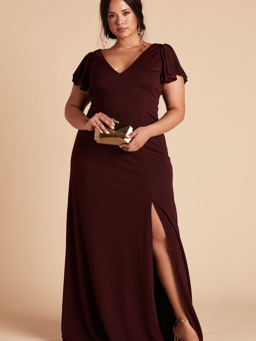 Birdy Grey Hannah Dress Crepe Cabernet